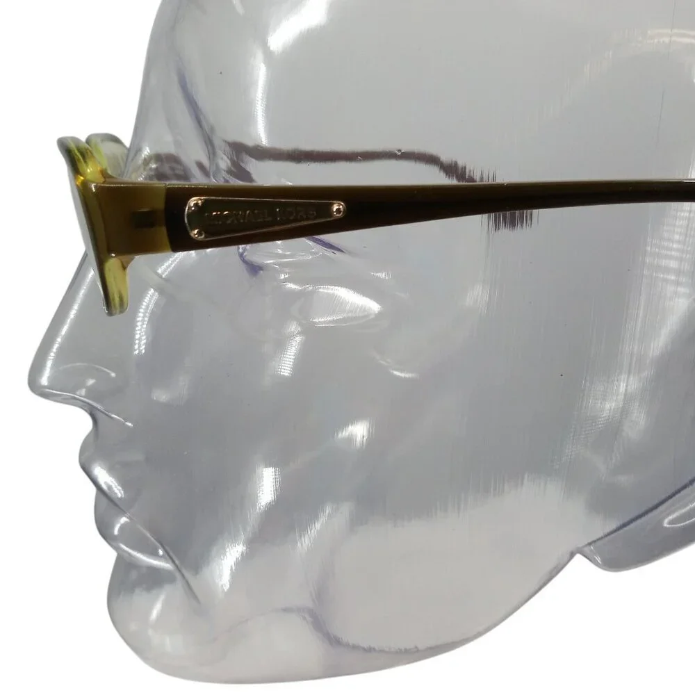 Michael Kors M2660 Green Plastic Eyeglass Frames 52-18-140 Olive Rectangle